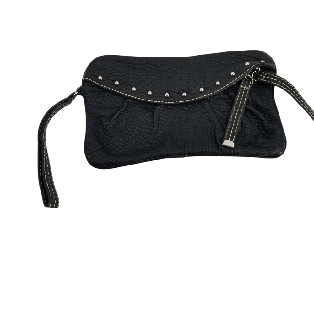 Red By Marc Ecko Studded Black Wristlet